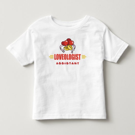 Humoristische bruiloft, liefde kinder shirts (Voorkant)