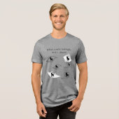 Humoristische Bull-Dog T-shirt Unisex (Voorkant volledig)