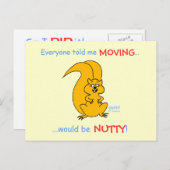 Humoristische Cartoon Adreswijziging Kaart (Voorkant / Achterkant)