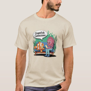 Humoristische Clownviskunst voor visliefhebbers T-shirt