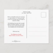 Humoristische Covid Kerstboom Briefkaart (Achterkant)