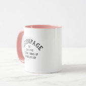 Humoristische Decoupage Quote Custom PG01 Funny Cr Mok (Voorkant links)