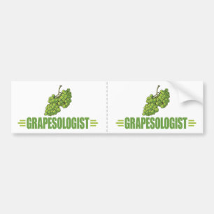 Humoristische druiven bumpersticker