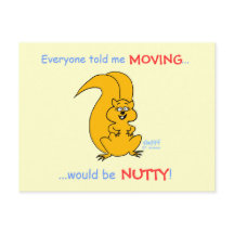 Humoristische eekhoorn bewegende aankondiging