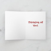 humoristische eekhoorn Kaart (Binnen)