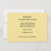 Humoristische Florida Verhuisaankondiging (Achterkant)