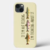 Humoristische forelvissenjacht Case-Mate iPhone case (Achterkant)