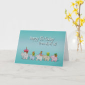 Humoristische Gelukkige Verjaardag van ons allemaa Kaart (Gele Bloem)