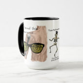 Humoristische grappige medische gepersonaliseerde mok (Voorkant links)