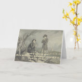 Humoristische Groeten Kaart Leuke Schotse Verjaard (Gele Bloem)