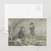 Humoristische Groeten Kaart Leuke Schotse Verjaard (Voorkant / Achterkant)