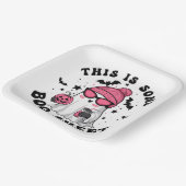 Humoristische Halloween "Dit is een aantal Boo She Papieren Bordje (Gebogen)