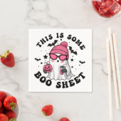 Humoristische Halloween "Dit is een aantal Boo She Servet (Insitu)