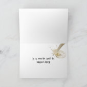 Humoristische halve Koe Kaart (Binnen)