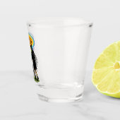 Humoristische heksenbrouwsel met kokende ketel shot glas (Rechts)