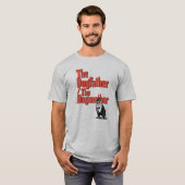 Humoristische hond ouder woordspeling ontwerp t-shirt (Voorkant volledig)