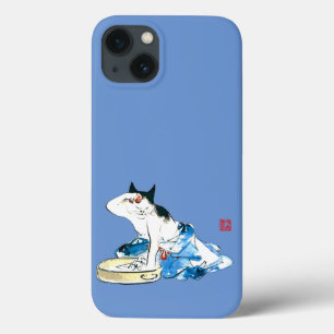 Humoristische Japanse Kat Bathing II Case-Mate iPhone Case