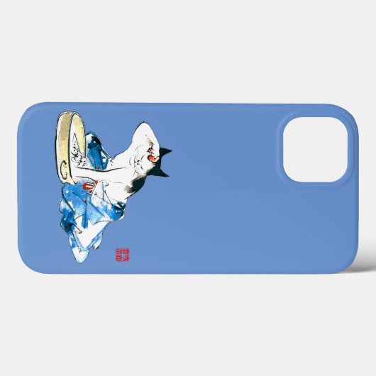 Humoristische Japanse Kat Bathing II Case-Mate iPhone Case (Achterkant (horizontaal))