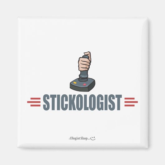 Humoristische Joystick Gaming Magneet (Voorkant)