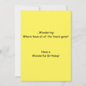 Humoristische Kaart van middelbare leeftijd (Achterkant)