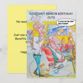 Humoristische Kaart van middelbare leeftijd (Voorkant / Achterkant)