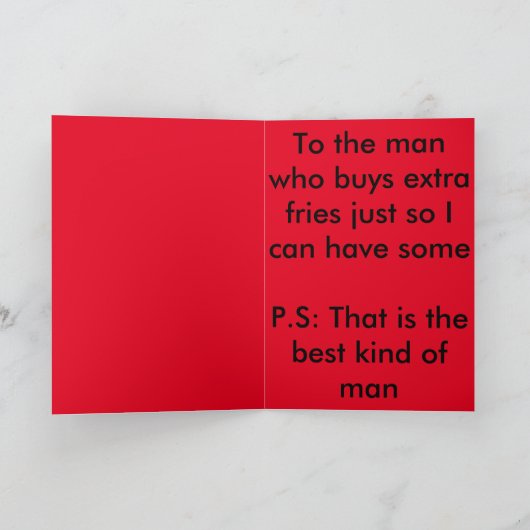 Humoristische Kaart van Valentijns (Binnen)