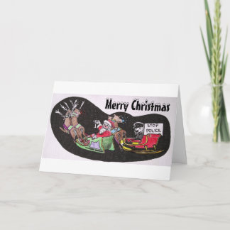 Humoristische Kerstkaart Feestdagen Kaart