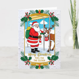 Humoristische kerstkaart voor iedereen feestdagen kaart