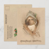 Humoristische  Kerstman in Gezichtsmasker Briefkaart (Voorkant / Achterkant)