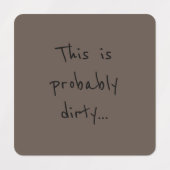 Humoristische kleding labels (Design 2)