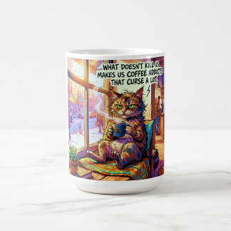 Humoristische koffiemok met ontwerp van een chagri