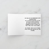 humoristische late verjaardag kaart (Binnen)