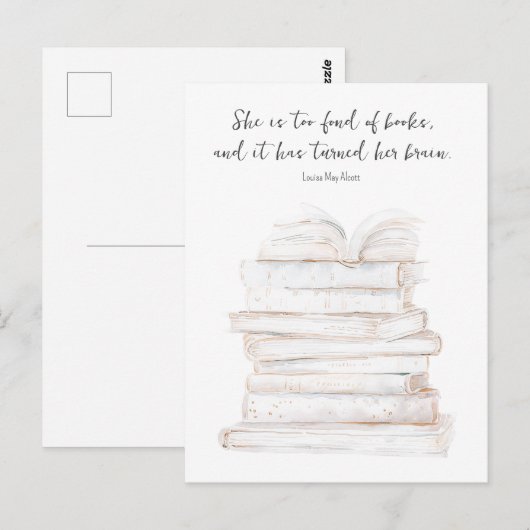 Humoristische Little Women Book Lover Quote Briefkaart (Voorkant / Achterkant)