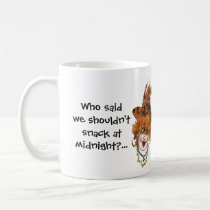 Humoristische Midnight Snacking Koffiemok