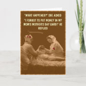 Humoristische moederdag kaart (Voorkant)