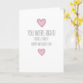 Humoristische Moederdag Kaart (Gele Bloem)