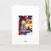 Humoristische navel verjaardagskaart kaart (Achterkant)