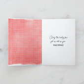 Humoristische oude dame die oud wordt kaart (Binnen)