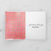 Humoristische oude dame die oud wordt kaart (Binnen)