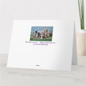 Humoristische paaskaart voor iedereen, bedankkaart (Achterkant)