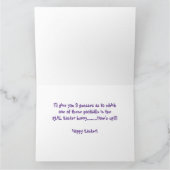 Humoristische paaskaart voor iedereen, bedankkaart (Binnen)