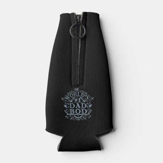 Humoristische papa Bod Grappige Vaders Dag geperso Flesjeskoeler (Achterkant)