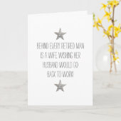 humoristische pensionering kaart (Gele Bloem)