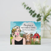 Humoristische Post Kaart (Staand voorkant)