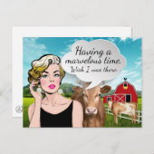 Humoristische Post Kaart (Voorkant / Achterkant)