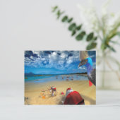 Humoristische Post Kaarten van de pelgrimstocht va Feestdagenkaart (Staand voorkant)