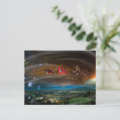 Humoristische Post Kaarten van de pelgrimstocht va Feestdagenkaart (Staand voorkant)