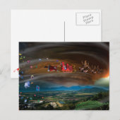 Humoristische Post Kaarten van de pelgrimstocht va Feestdagenkaart (Voorkant / Achterkant)