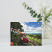 Humoristische Post Kaarten van de pelgrimstocht va Feestdagenkaart (Staand voorkant)