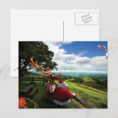 Humoristische Post Kaarten van de pelgrimstocht va Feestdagenkaart (Voorkant / Achterkant)